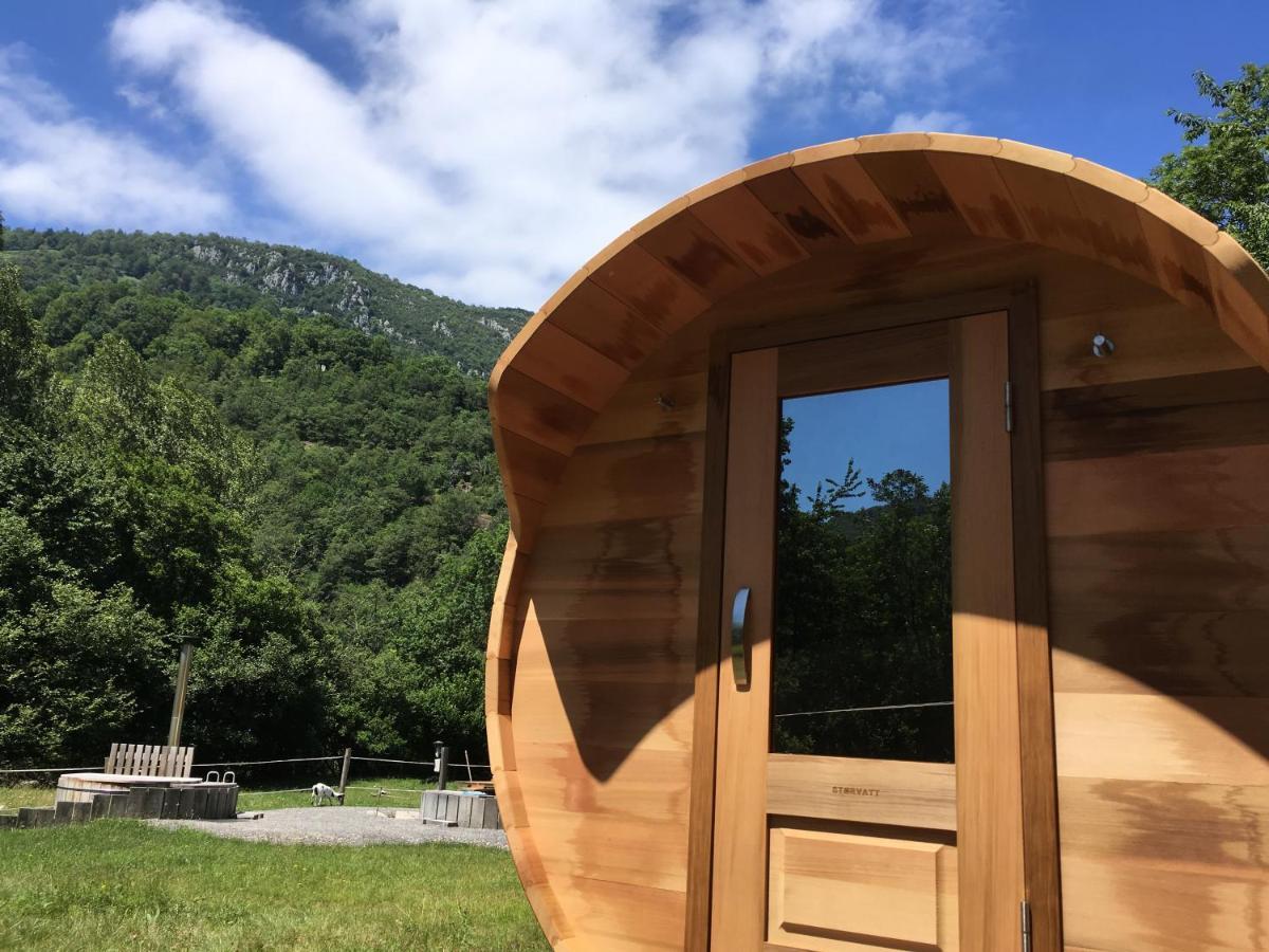 Yourte Et Son Bain Nordique Frechet-Aure Luaran gambar